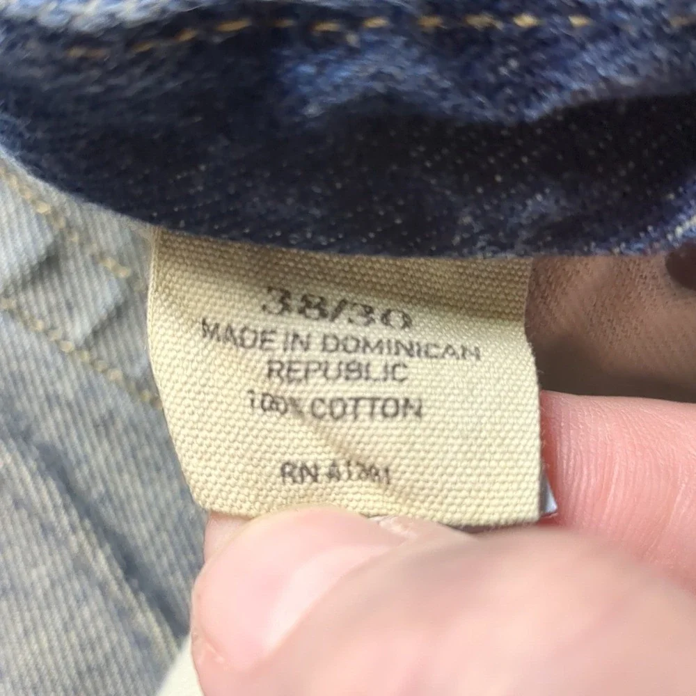 Polo Ralph Lauren Cortlandt 300 Jeans Mens‎ 38x30 Dark Wash Blue Straight Leg